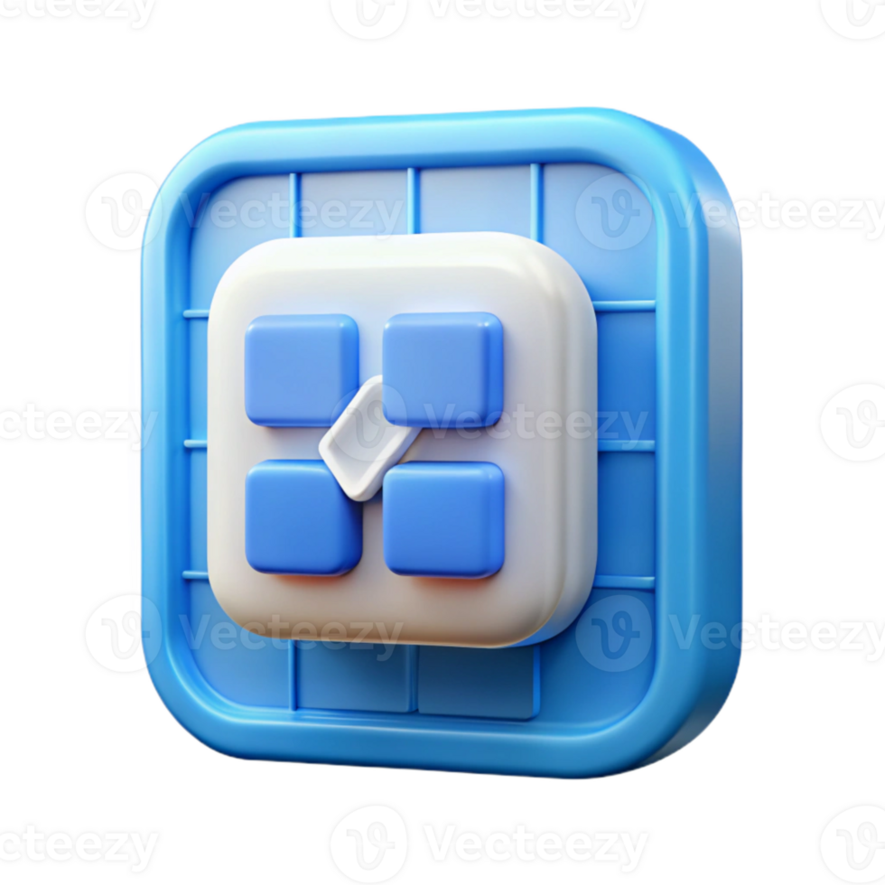 serene modern App Store Icon Grid View Transparent Element original png