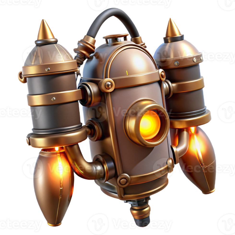 magnificent classic A Steampunk Jetpack Brass and Copper De exclusive png