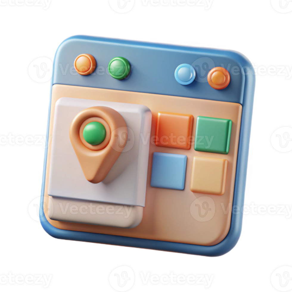 vibrant classic Ar App Interface Design Transparent Background high quality png