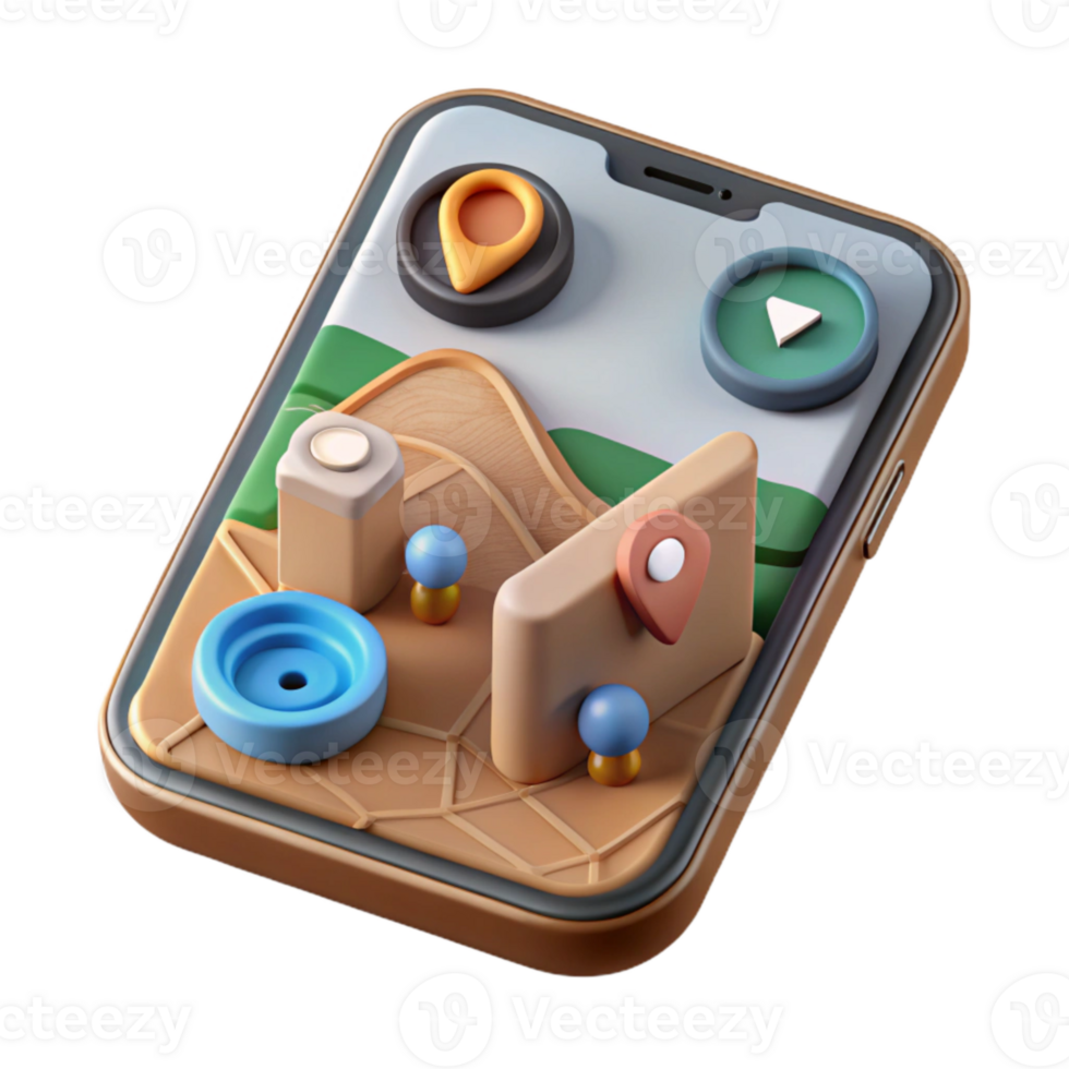 elegant abstract Ar App Showing Real-time Information Transparent Background original png