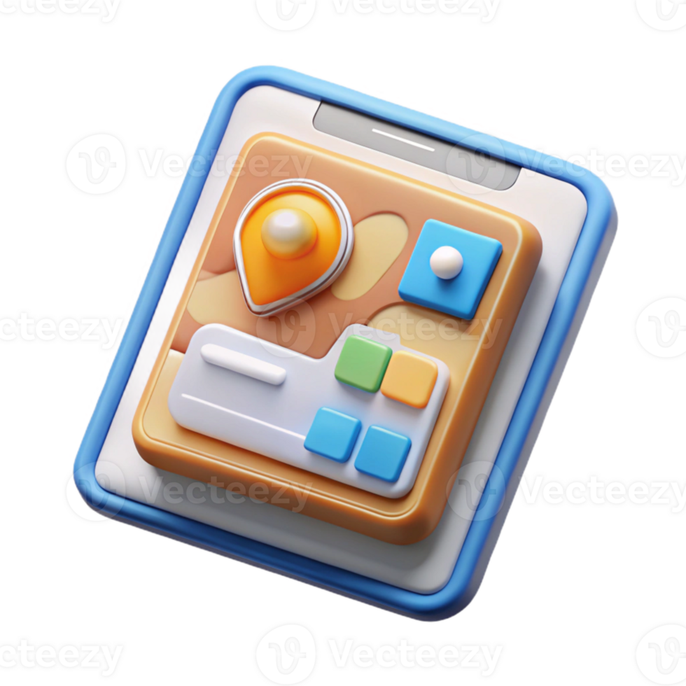 extraordinary classic Ar App User Interface on Tablet Screen Transparent Background high resolution png