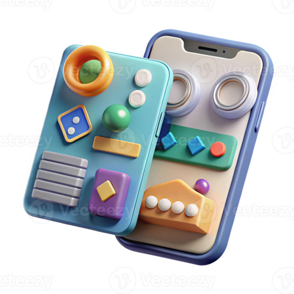 impressive contemporary Ar App with Interactive Elements Transparent Background genuine png