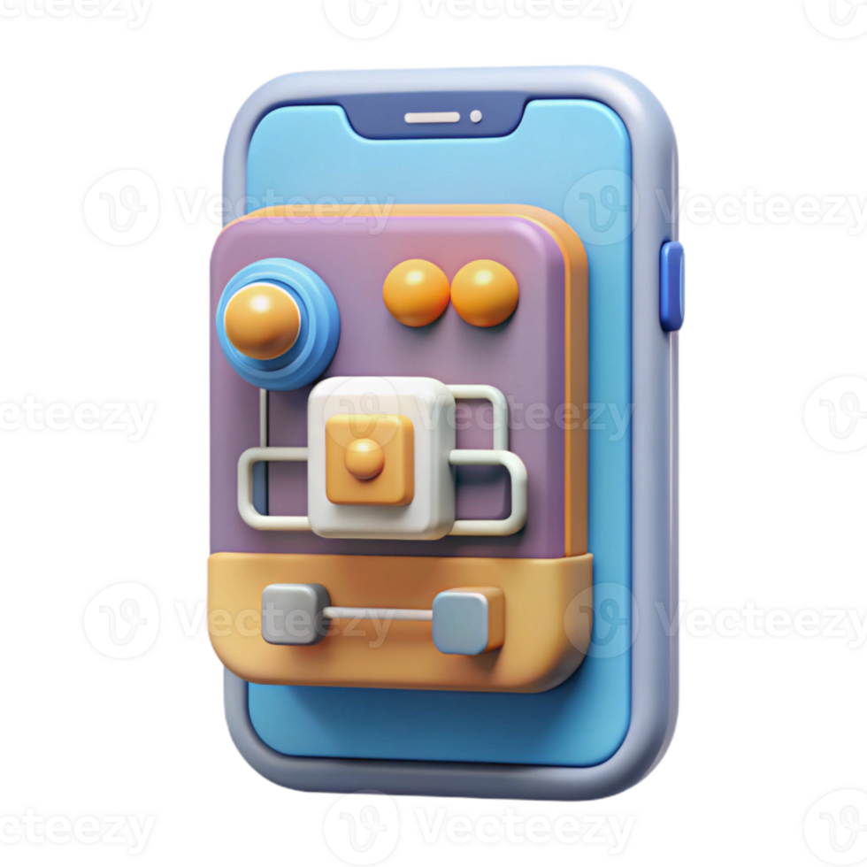 vibrant artistic Ar App with Object Recognition Feature Transparent Background detailed png