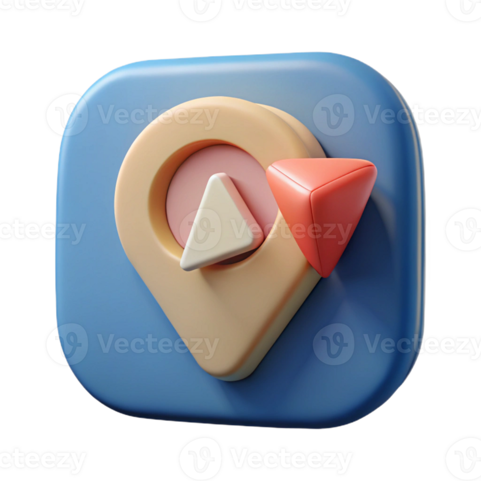 stunning abstract Ar City Navigation App Cutout detailed png