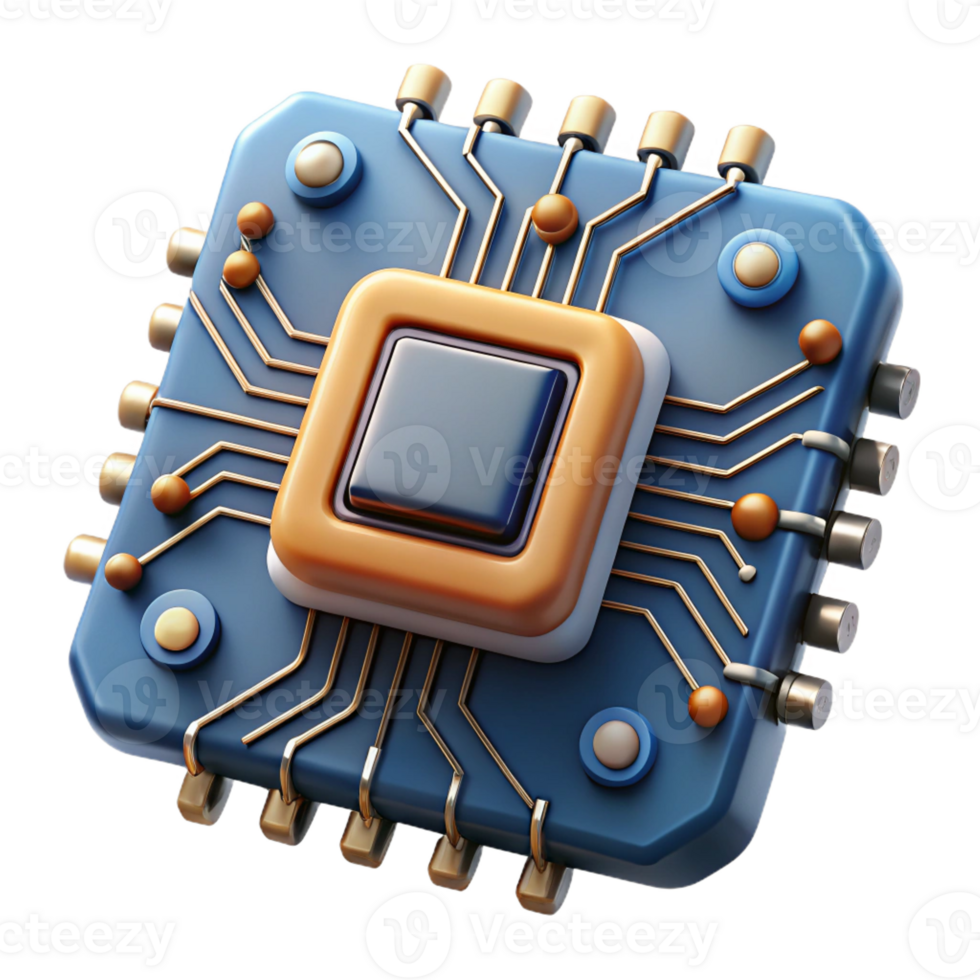 serene abstract A Close Up of a Circuit Board Intricat professional png