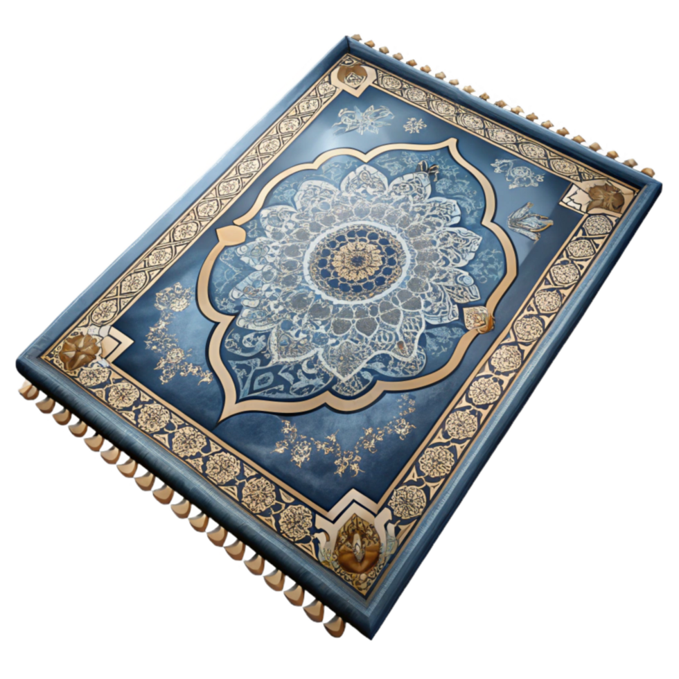 impressive rustic Area Rug Persian Design Transparent Background premium png