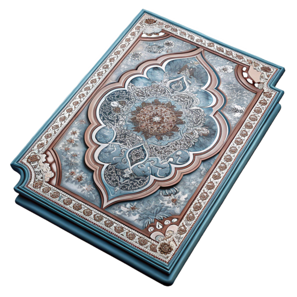 beautiful rustic Area Rug Persian Design Transparent Background png