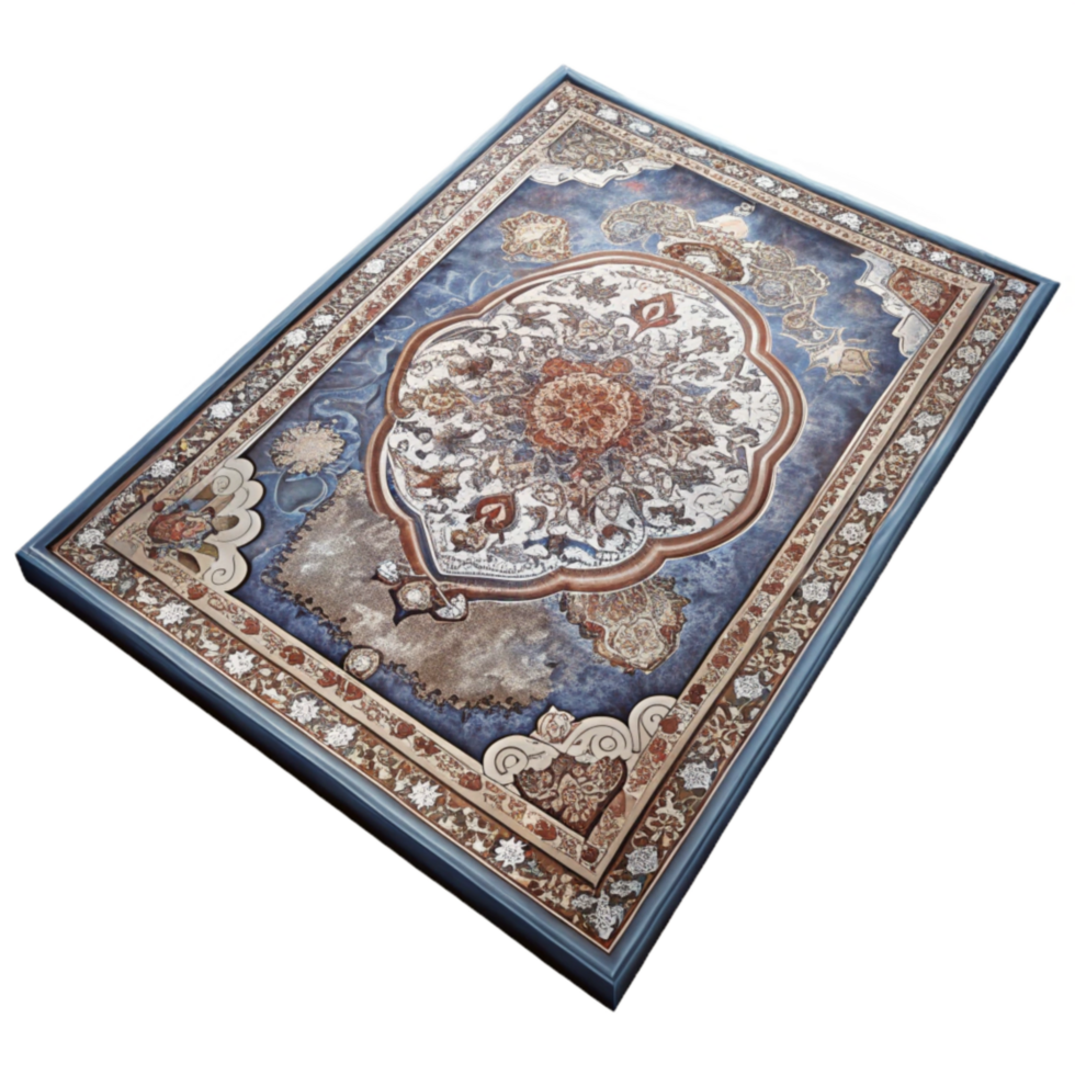 vibrant modern Area Rug Persian Design Transparent Background genuine png
