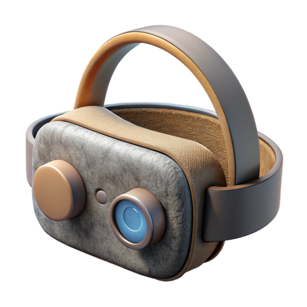 elegant traditional Ar Headset with Camera Cutout Element professional png