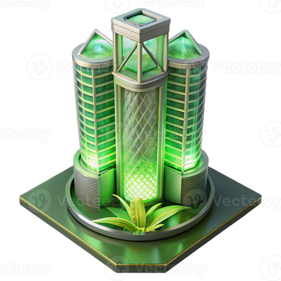 extraordinary abstract A Futuristic Skyscraper with Vertical Far 4K png