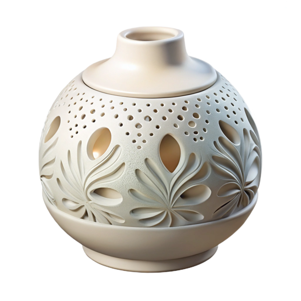 wonderful abstract Aromatherapy Diffuser White Ceramic Cutout genuine png