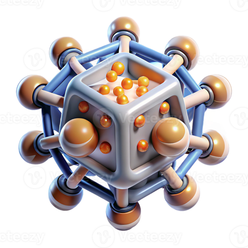 vibrant artistic A Microscopic View of Nanobots Assembling 4K png