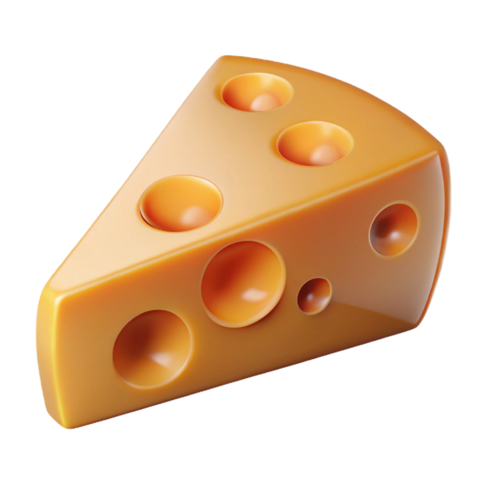 serene vintage Artisan Cheese Wedge Sharp Cheddar Cutout Element original png