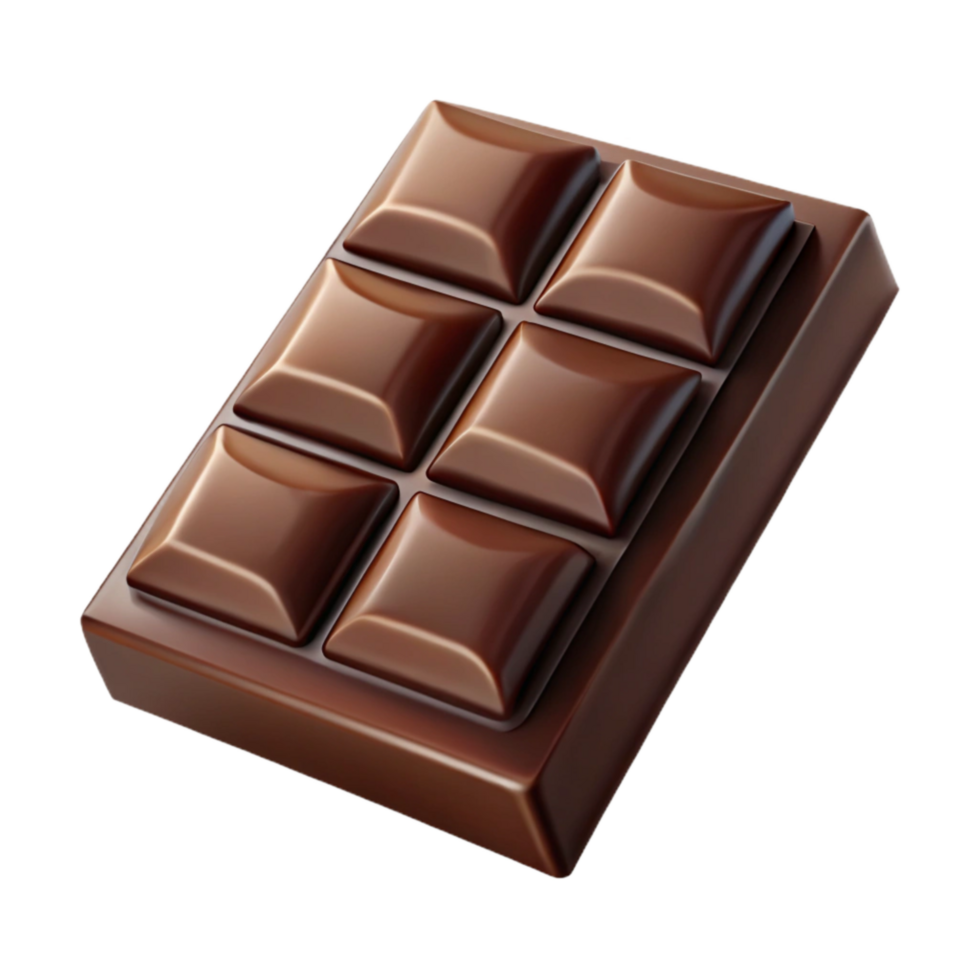 elegant artistic Artisan Chocolate Bar Dark Chocolate Transparent Background high resolution png