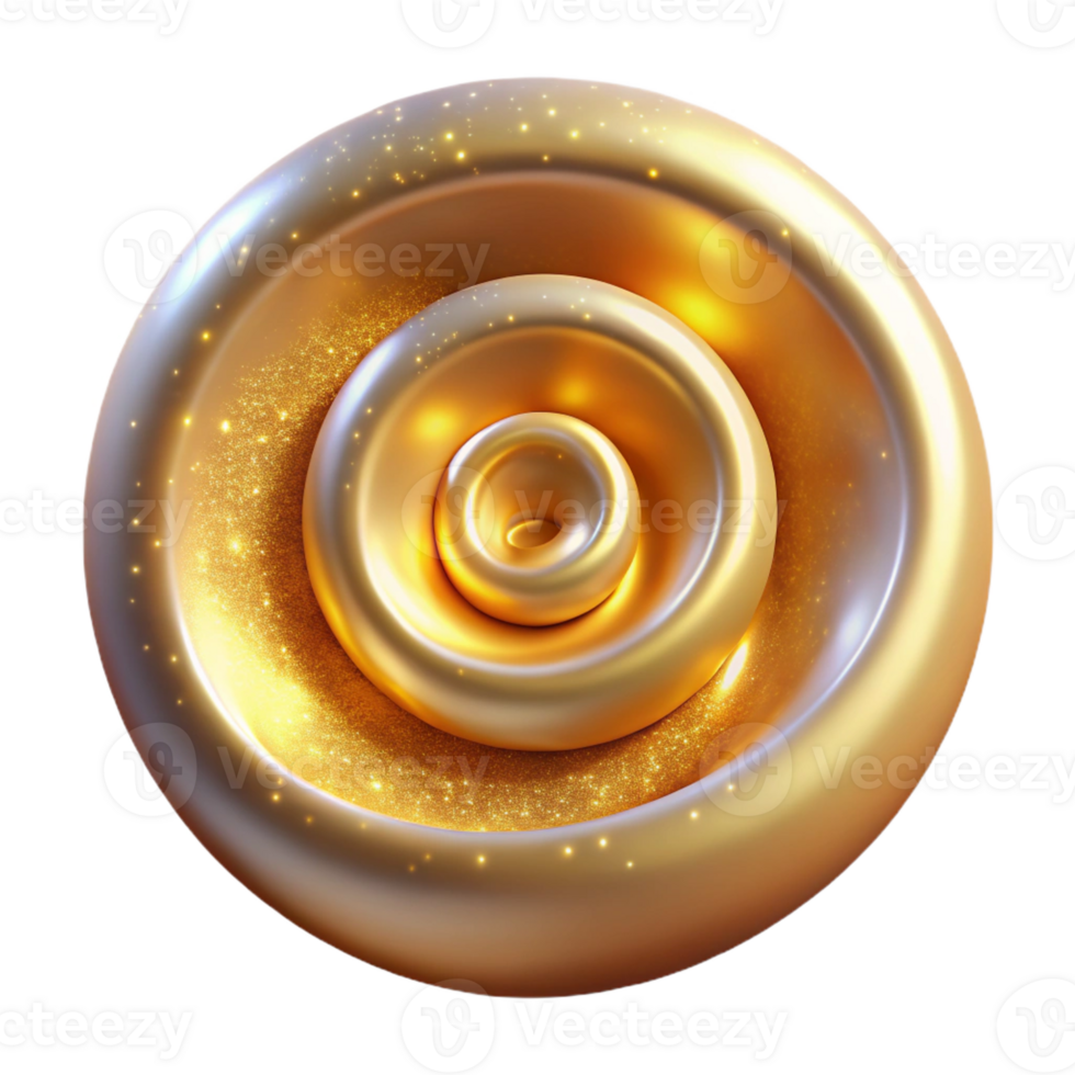 elegant traditional Golden Ratio Spirals Made of Stardust Sof 4K png