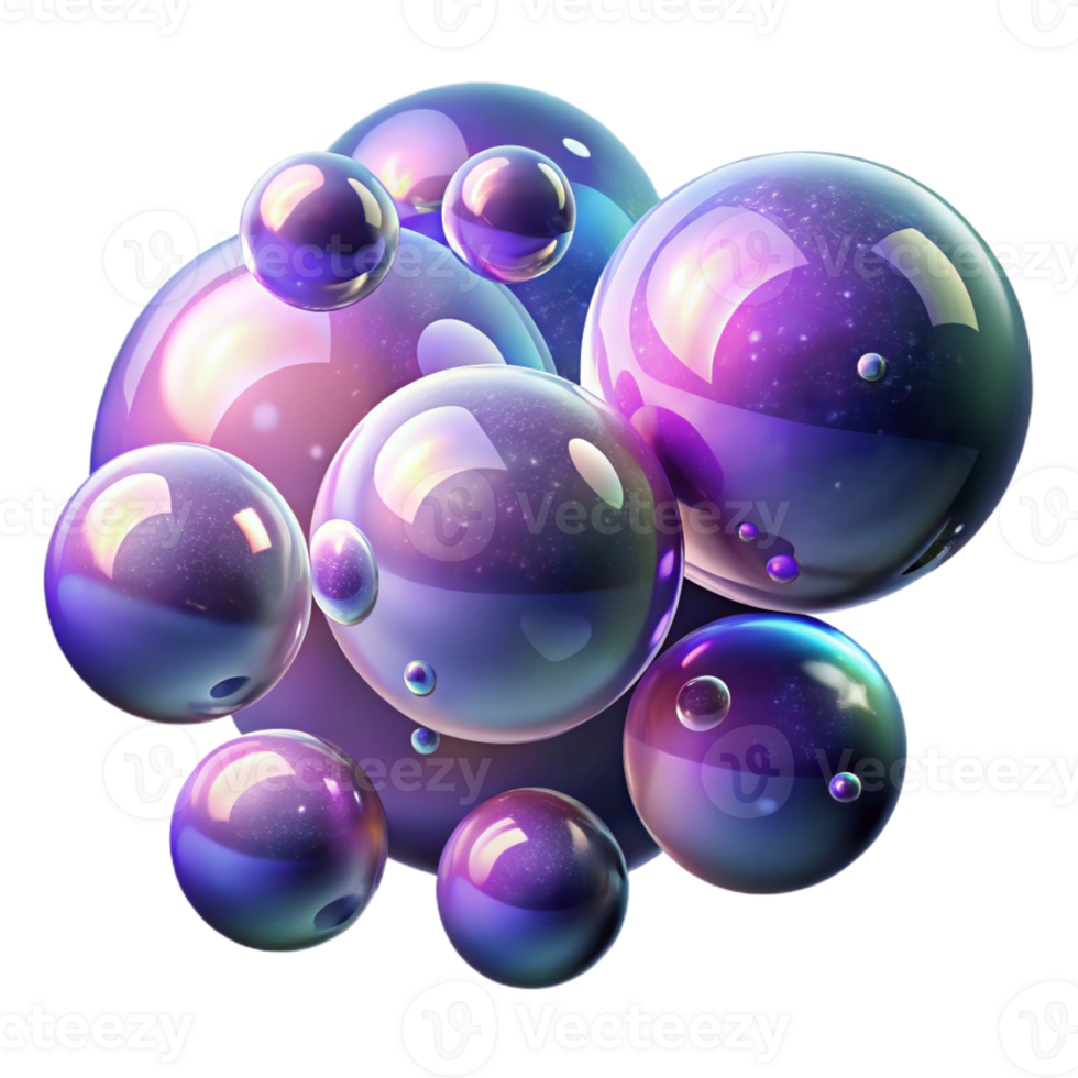 beautiful contemporary A Field of Floating Translucent Bubbles F high resolution png