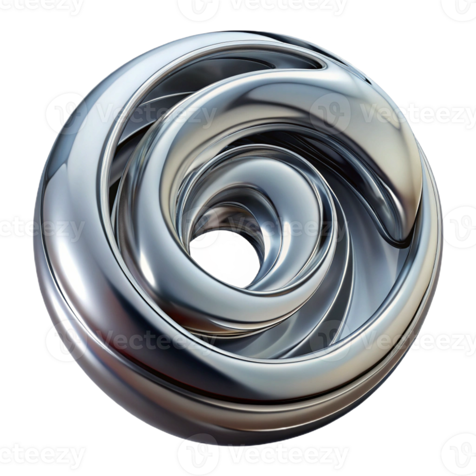 serene abstract A Swirling Vortex of Liquid Platinum Re exclusive png