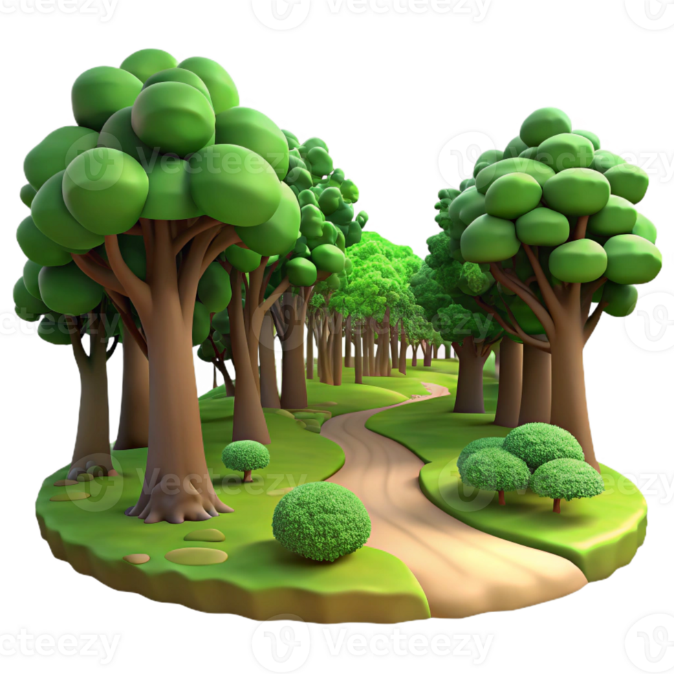 dramatic vintage A Winding Dirt Path Through a Lush Green genuine png