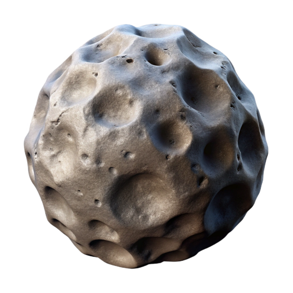 dramatic modern Asteroid Cutout with Rough Texture png