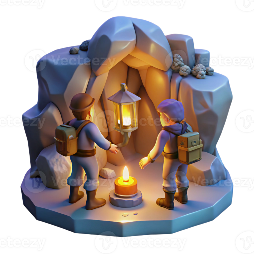 beautiful rustic A Group of Adventurers Exploring a Hidden high resolution png