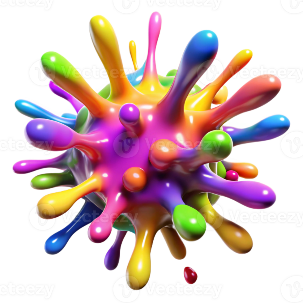 stunning minimalist A Chaotic Explosion of Vibrant Neon Pain exclusive png
