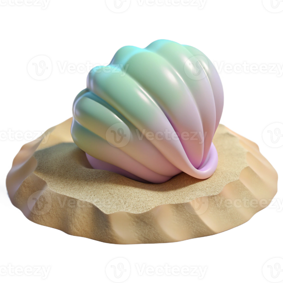 stunning contemporary A Single Seashell on a Sandy Beach Soft genuine png