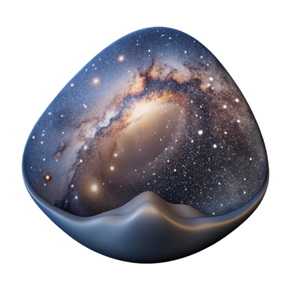 serene traditional Astrophotography Scene with Milky Way Cutout detailed png