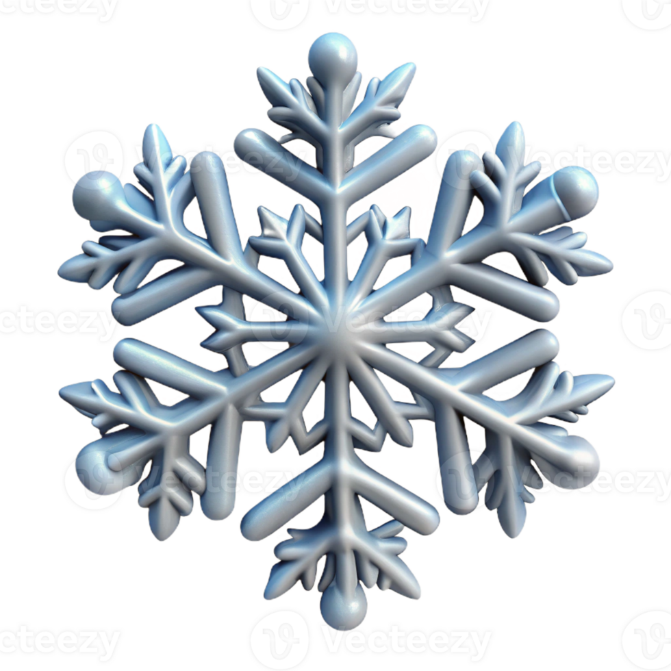 vibrant artistic A Single Snowflake Intricate Det detailed png