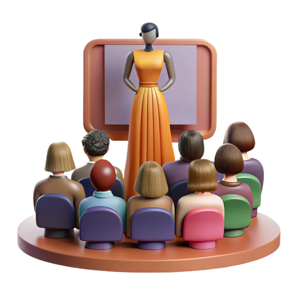 extraordinary rustic Audience Watching Fashion Show Cutout premium png