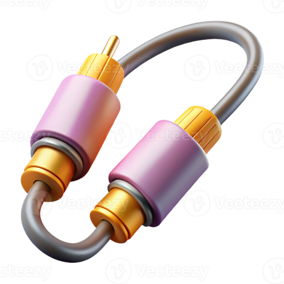 serene rustic Audio Cable Connectors Optical and Coaxial Transparent high quality png