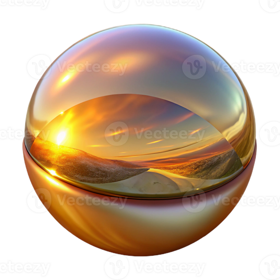 wonderful artistic A Shimmering Iridescent Surface Reflec original png