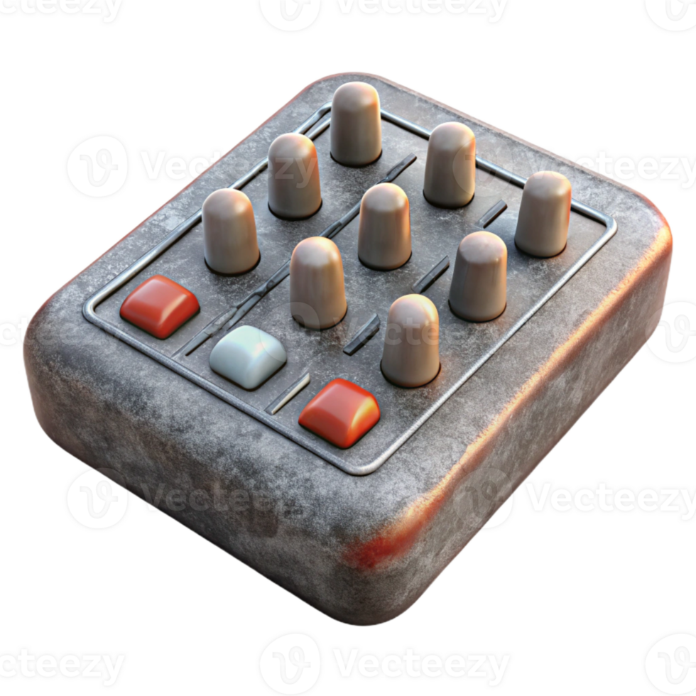 wonderful traditional Audio Mixer Faders Close Up Element png