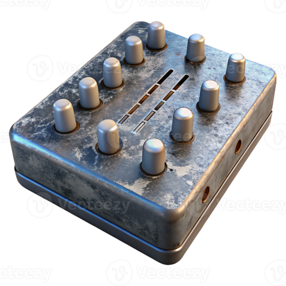 impressive modern Audio Mixer Faders Close Up Element png