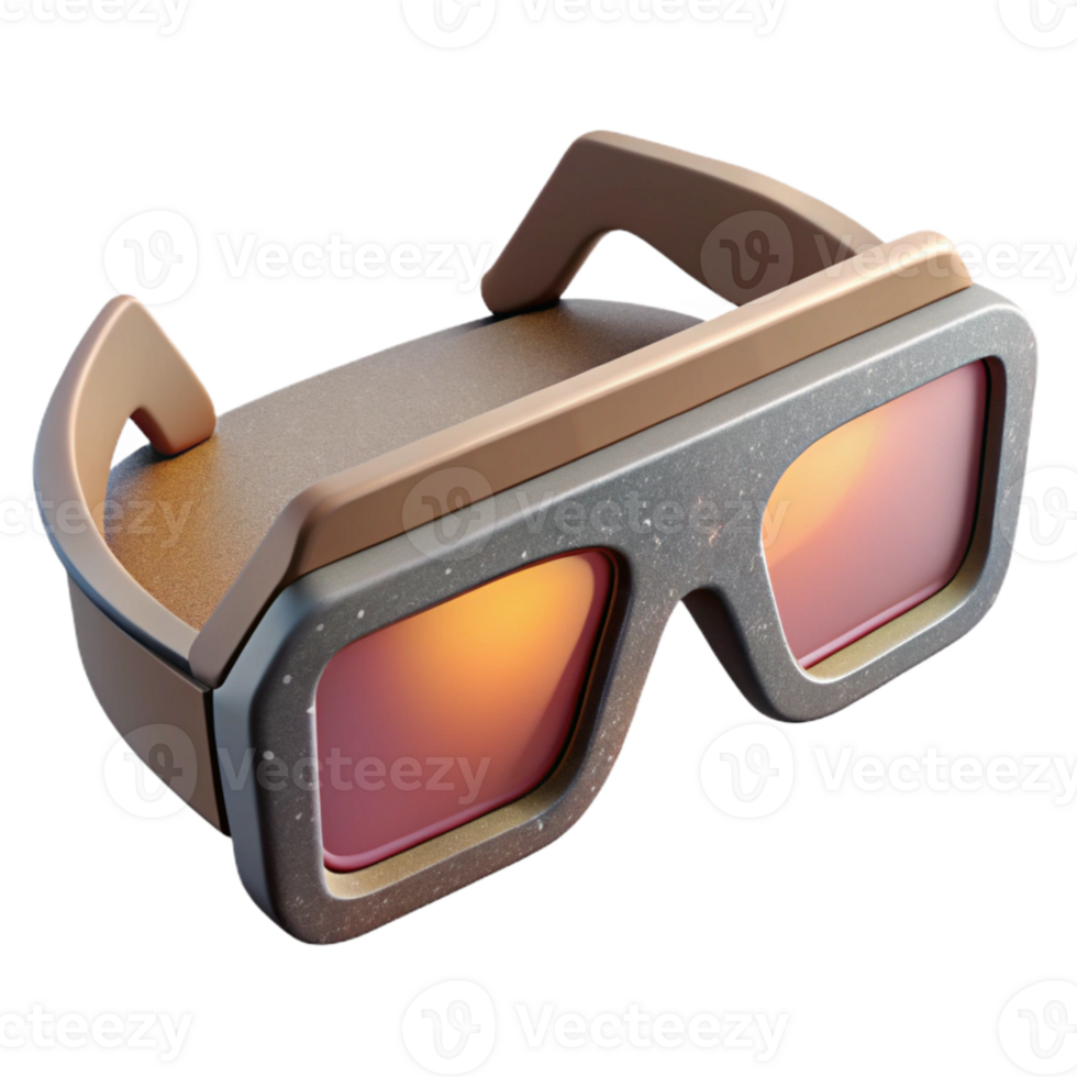 impressive contemporary Augmented Reality Glasses Side View Element original png