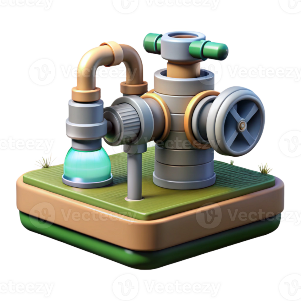 vibrant modern Automated Irrigation System Detail genuine png