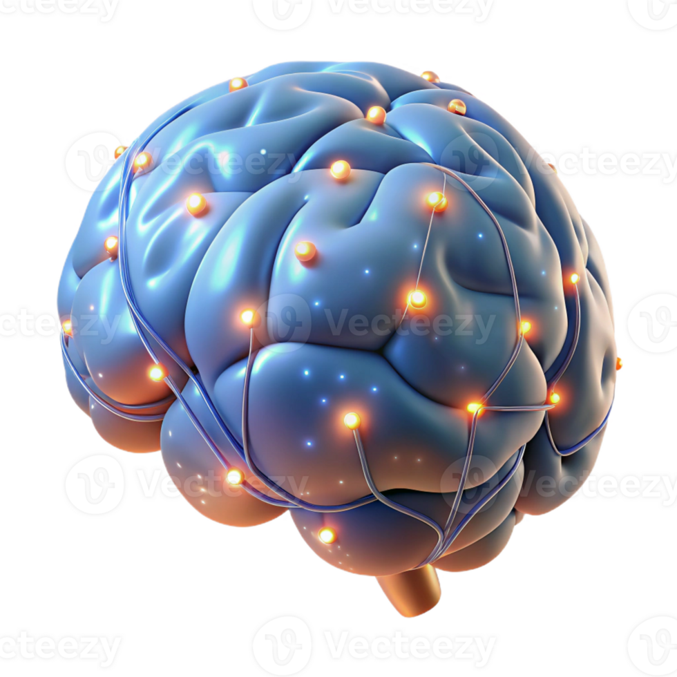 impressive contemporary A Digital Rendering of a Human Brain Gl genuine png