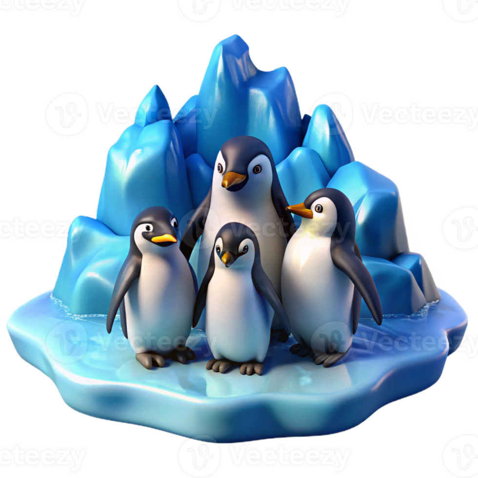 extraordinary rustic A Group of Penguins Huddled Together on A 4K png