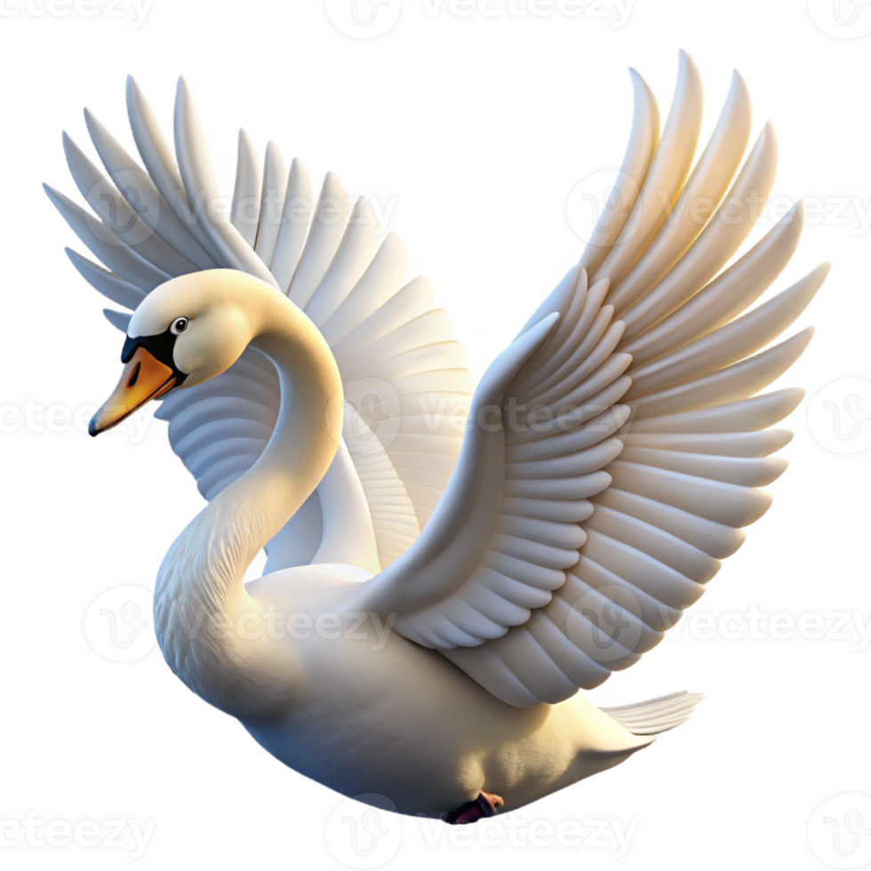 stunning classic Portrait of a Graceful Swan with Outstr high quality png