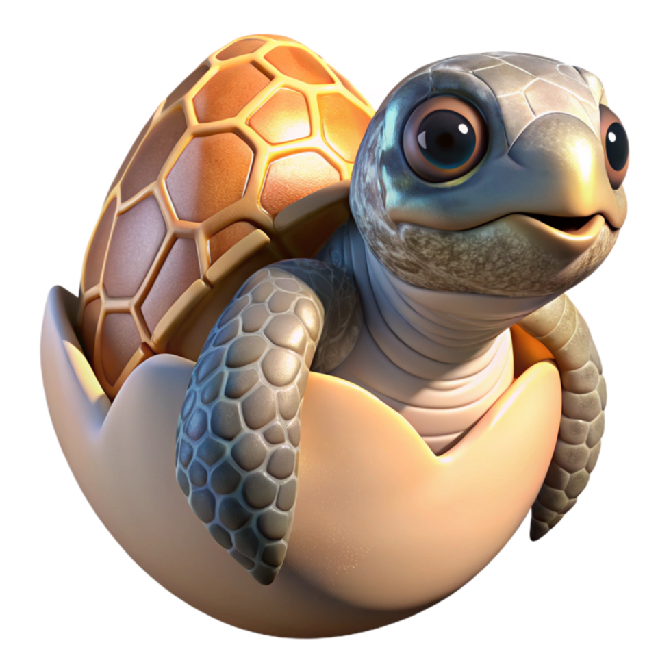 wonderful abstract Baby Sea Turtle Hatching Bright Sunlight Cutout high resolution png