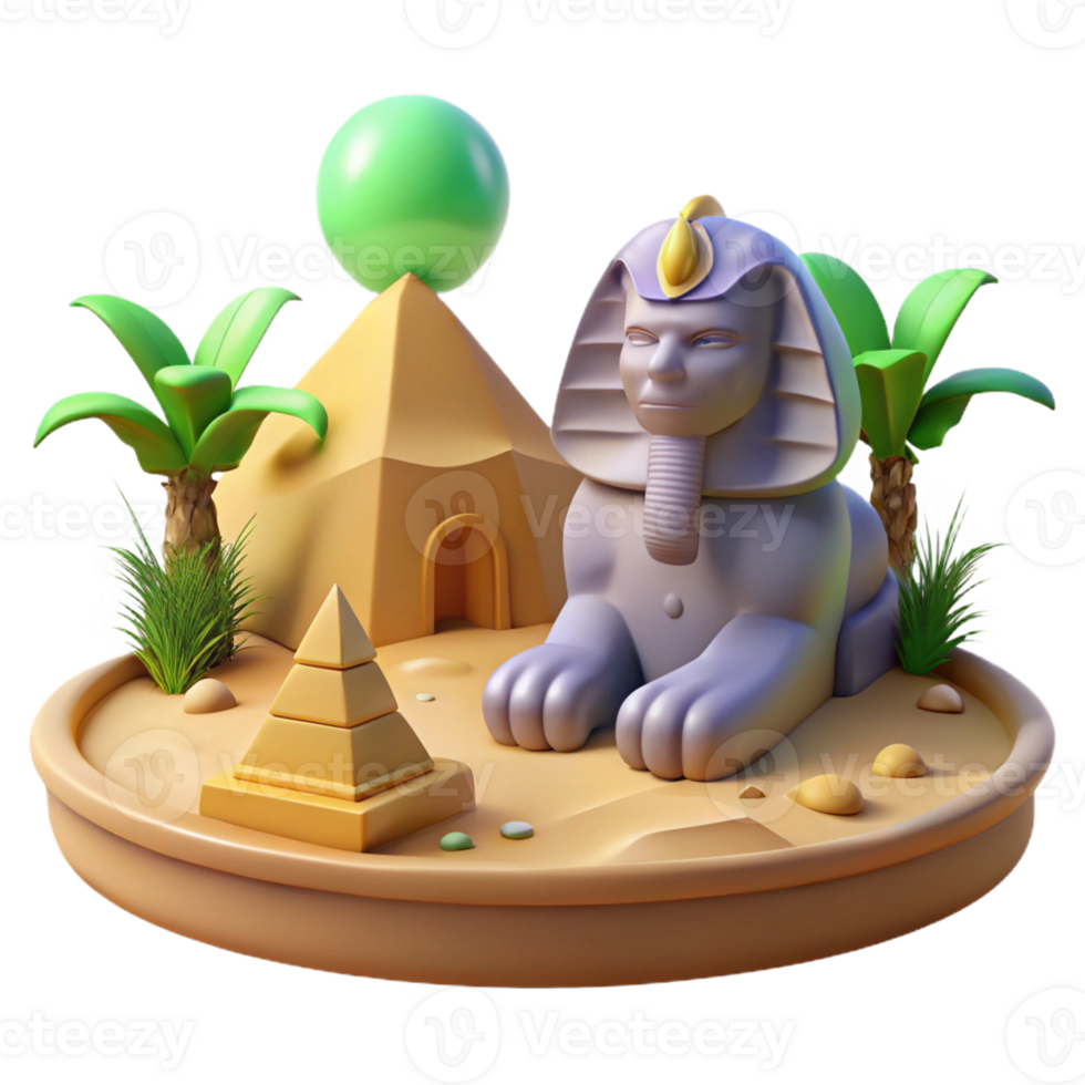elegant modern Mysterious Sphinx Posing a Riddle high resolution png