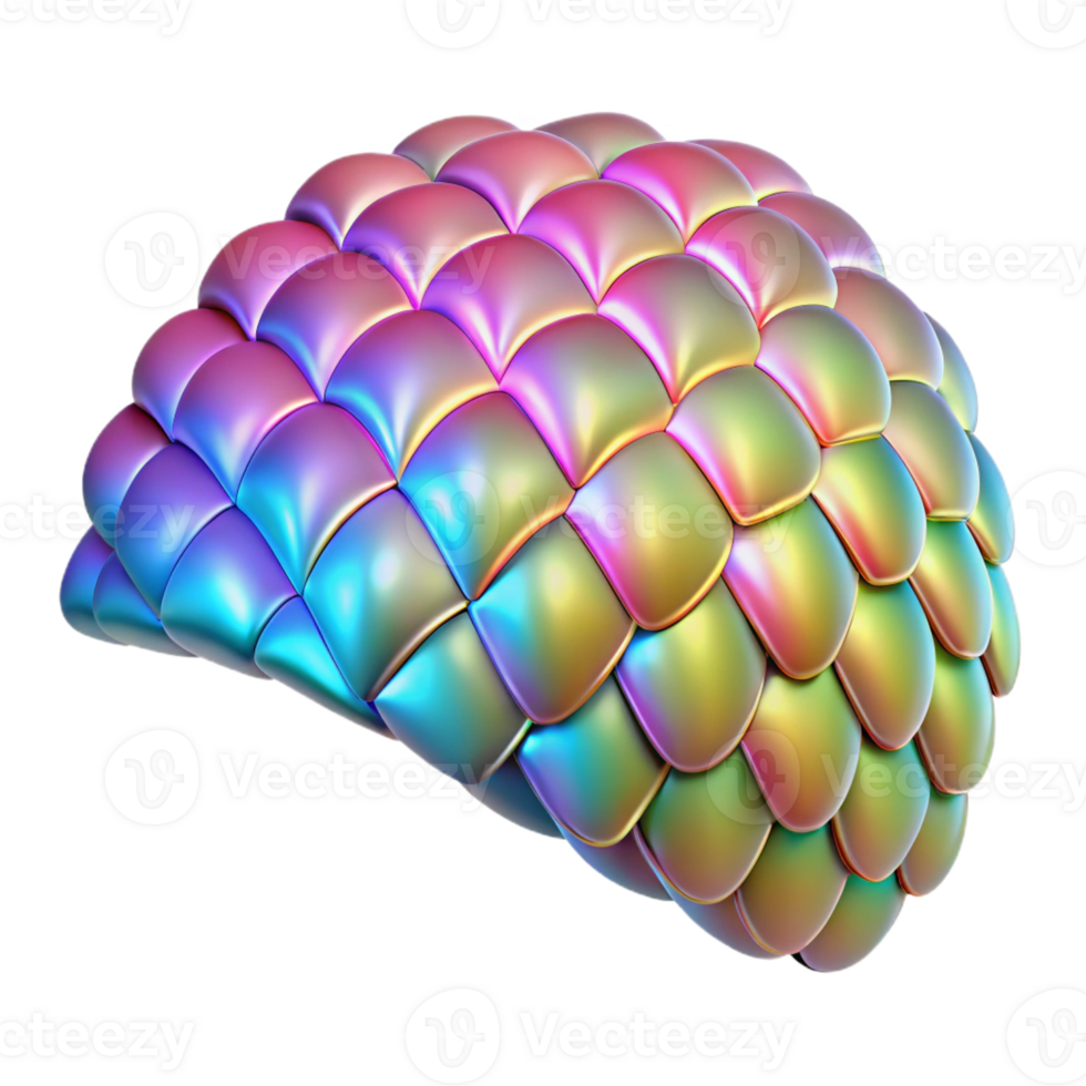 dramatic vintage A Tessellation of Iridescent Scales Refl 4K png