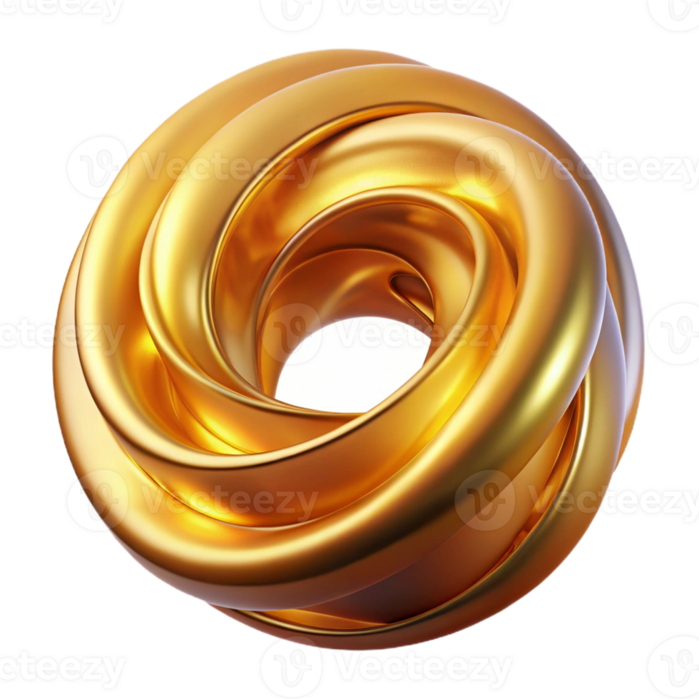 stunning contemporary Swirling Vortex of Liquid Gold original png