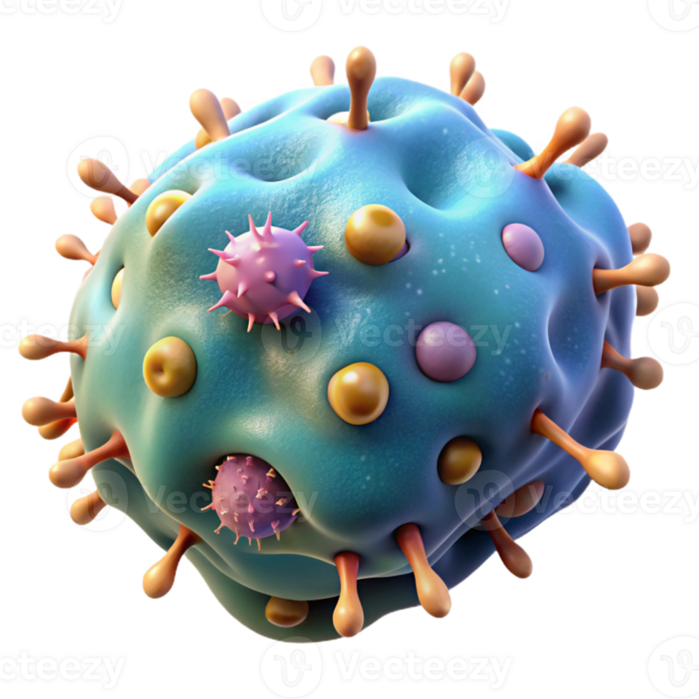 wonderful modern Bacteria Cell Magnified View authentic png
