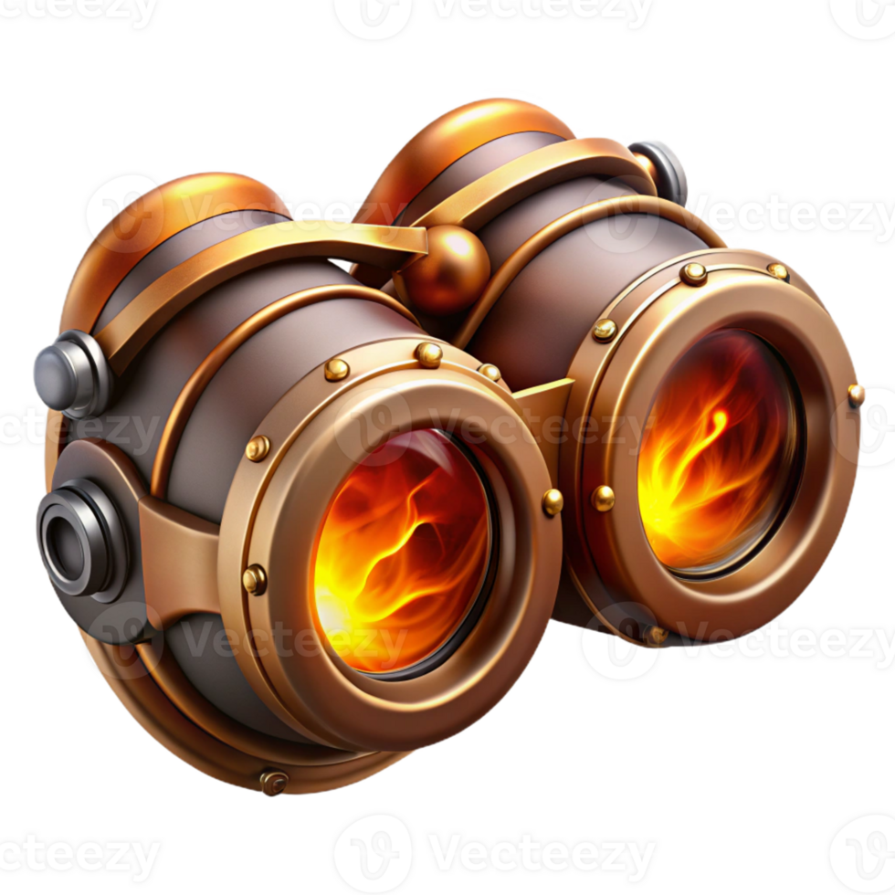 wonderful minimalist A Detailed Steampunk Goggles with Intri genuine png