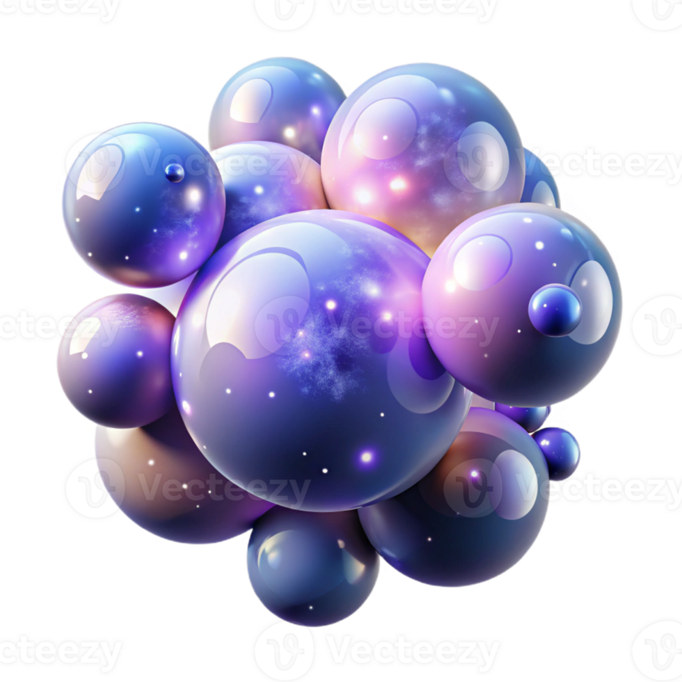 dramatic vintage A Field of Floating Translucent Bubbles F professional png