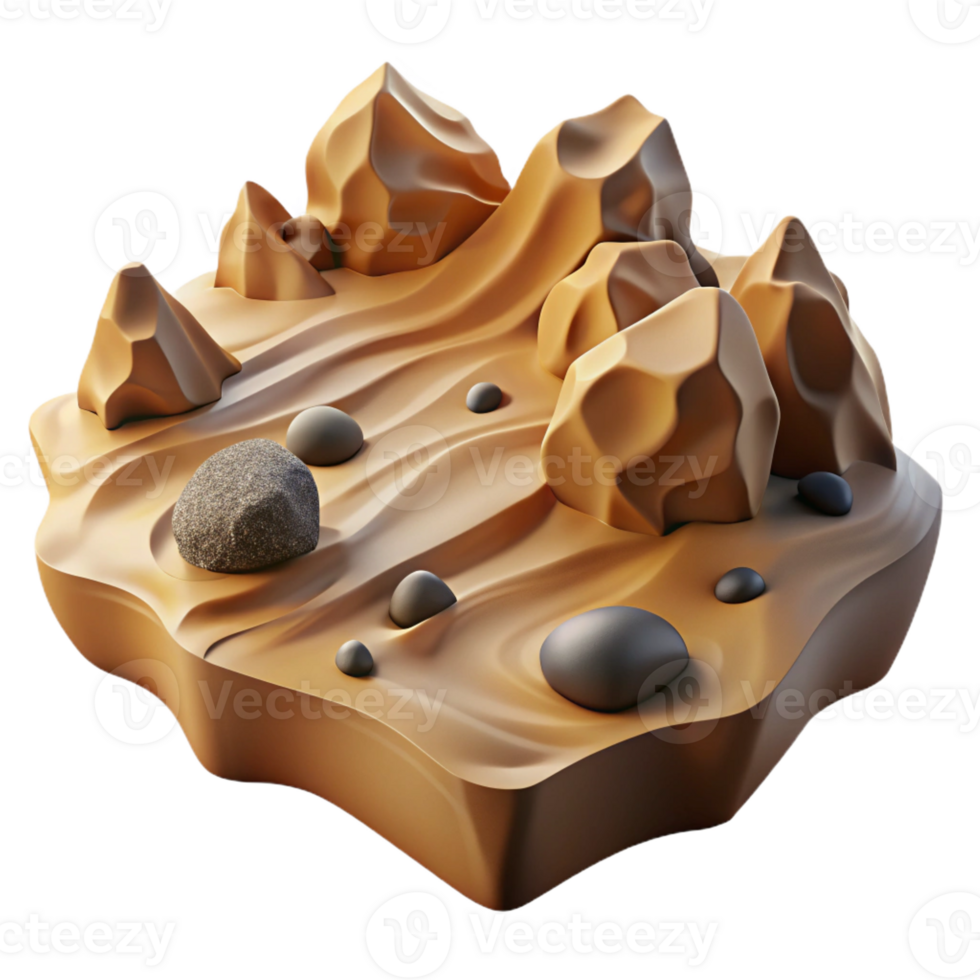 serene classic A Dynamic Composition of Flowing Sand And professional png