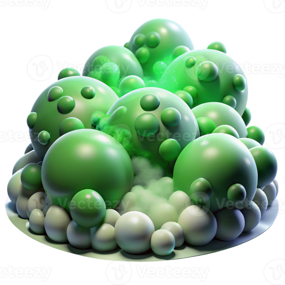 wonderful abstract A Field of Floating Translucent Orbs Fill detailed png