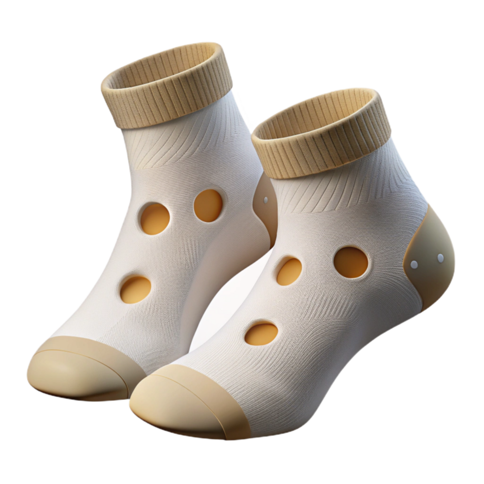 impressive rustic Bamboo Fiber Socks White Cutout Element exclusive png