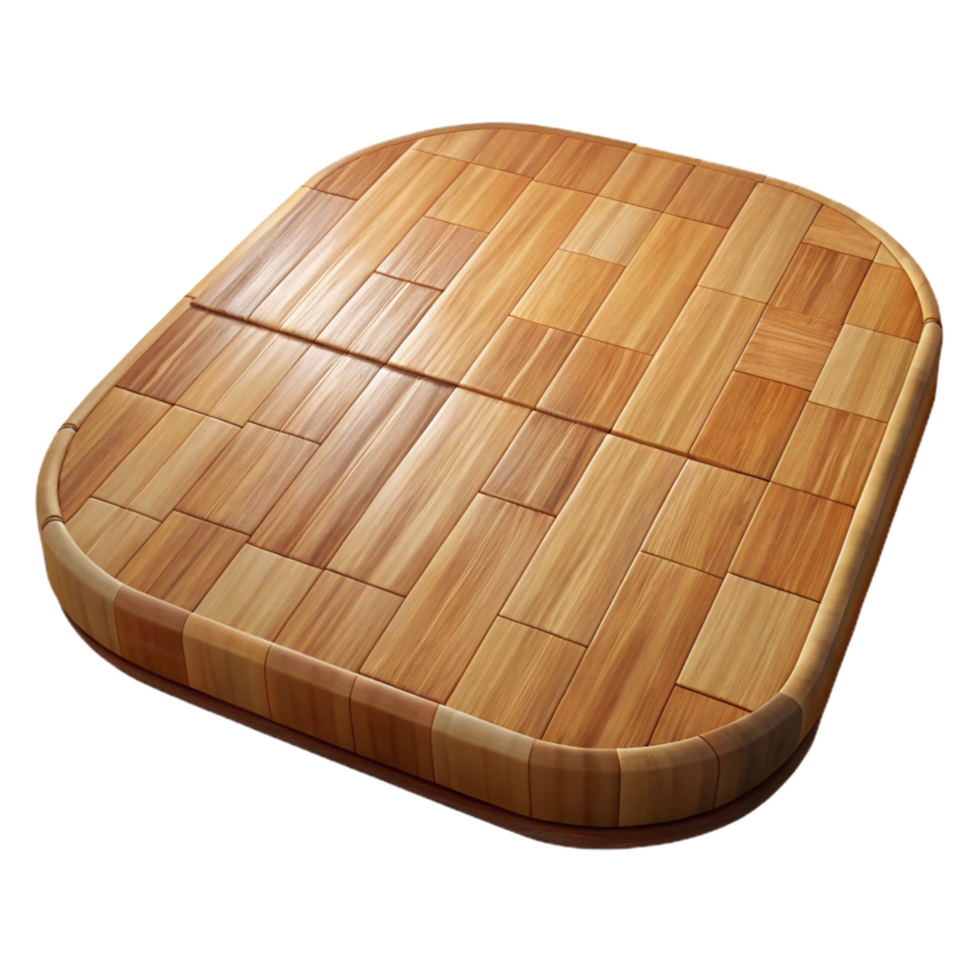 serene modern Bamboo Flooring Natural Texture Cutout with Light Brown Color premium png