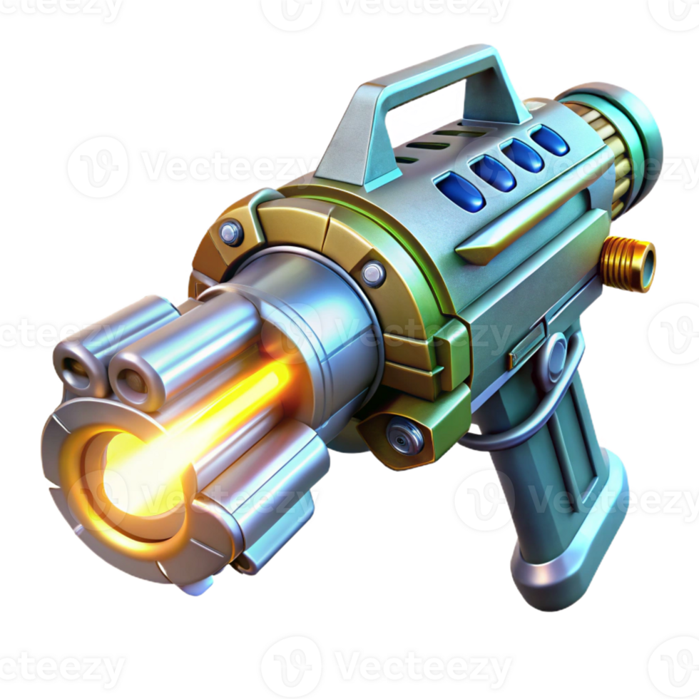extraordinary creative A Futuristic Weapon Firing a Beam of En 4K png